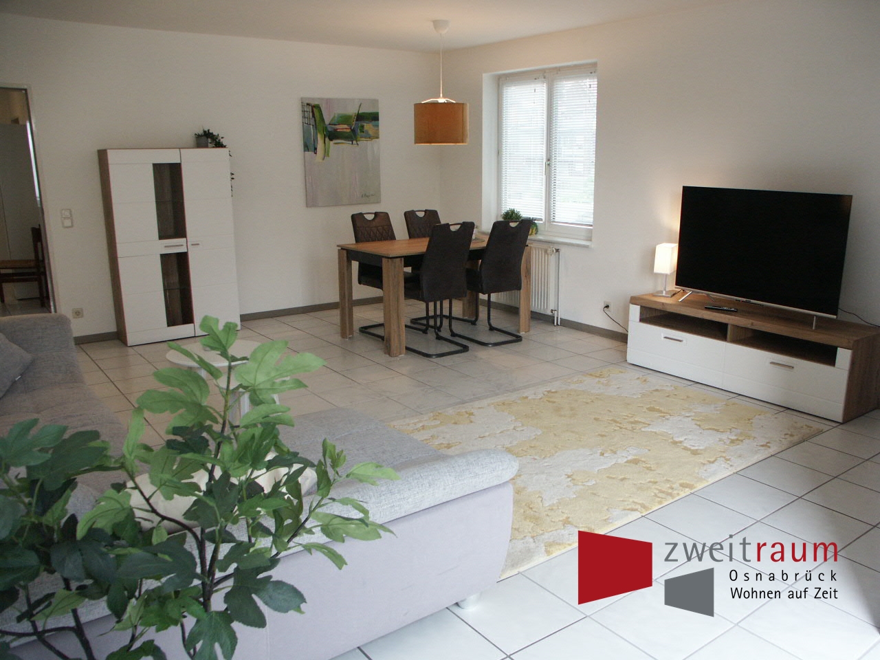 Schölerberg, möblierte 3 Zimmer Wohnung mit 2 Schlafzimmern. - Foto 1